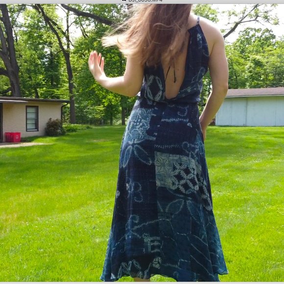 Ralph Lauren Genuine Silk Georgette Sea Flowy Maxi dress Polo Ralph Lauren Maxi - Picture 17 of 17